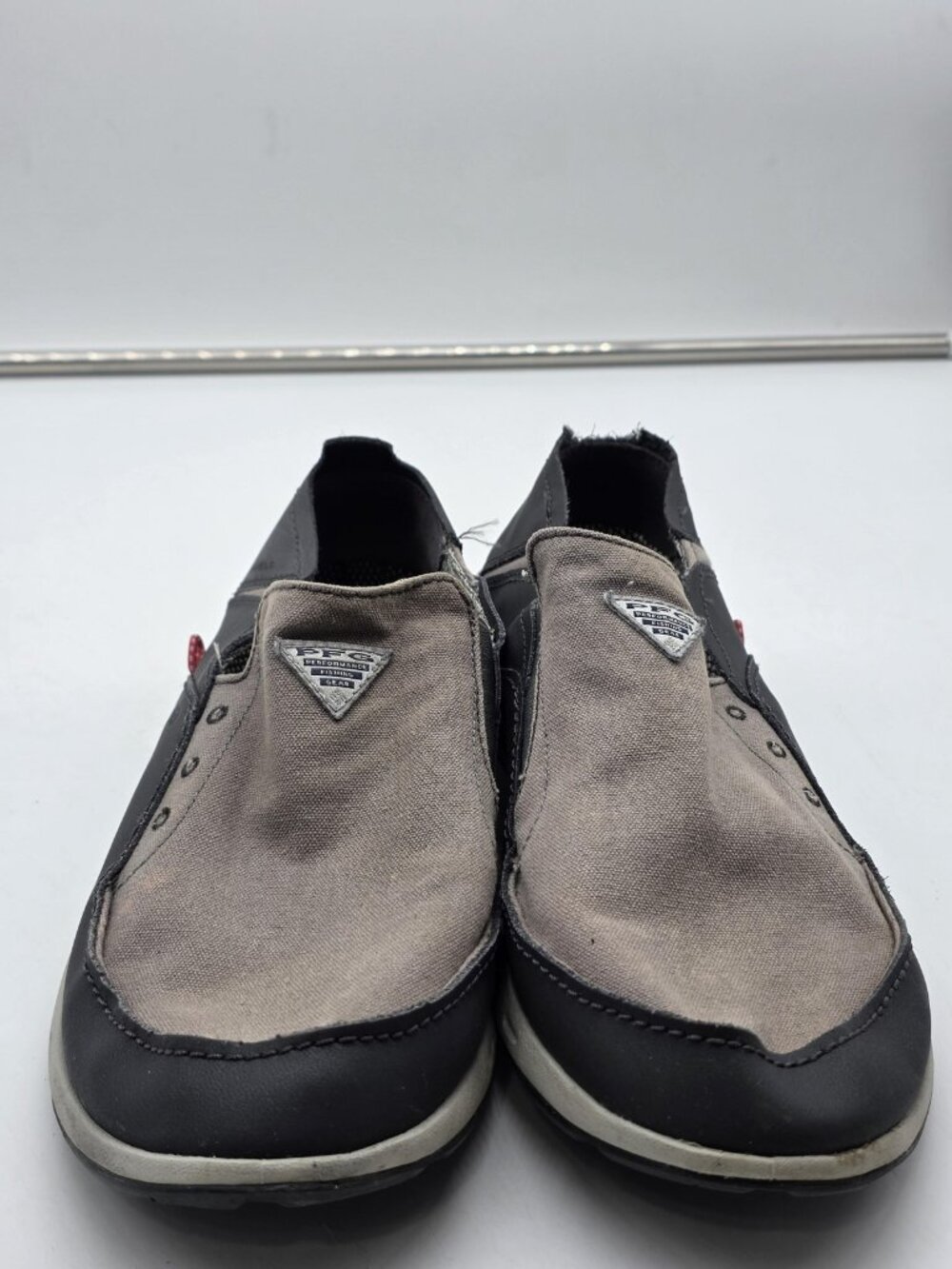 Columbia PFG BM2663-049 Shoes Mens 11 Gray Bahama Vent Slip On Damaged Loafers - Picture 2 of 13